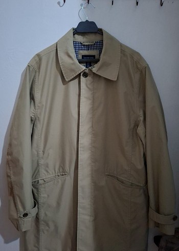 Düğmeli Bej Midi Erkek Ceket - Görsel 2