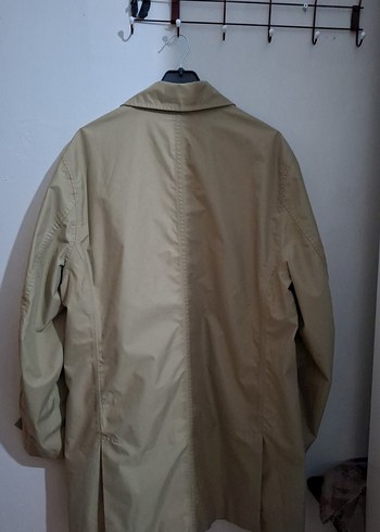 Düğmeli Bej Midi Erkek Ceket - Görsel 3