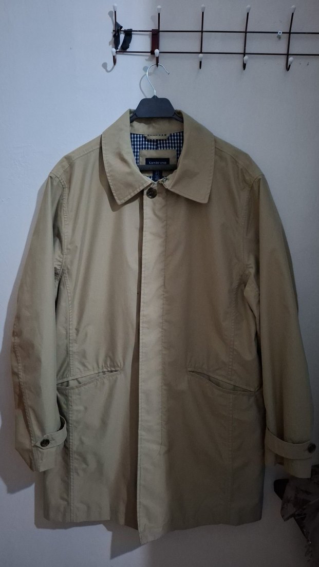 Düğmeli Bej Midi Erkek Ceket - Görsel 2