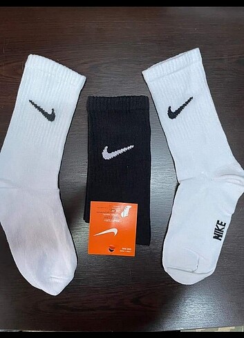 universal Beden Nike Beyaz uzun tenis çorap 