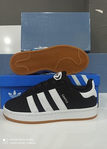 40 Beden siyah Renk Adidas campus ithal kalite unisex 