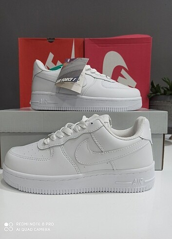 Nike AF1 Air force beyaza beyaz ithal kalite unisex 