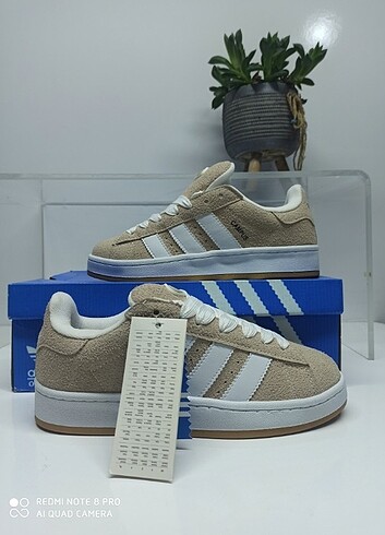 Adidas campus bej ithal kalite unisex 