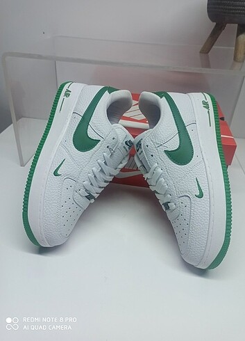 Nike Nike Air force beyaz yeşil ithal kalite unisex 