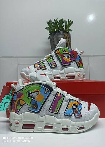 Nike uptempo Multicolor boğazlı ithal kalite unisex 