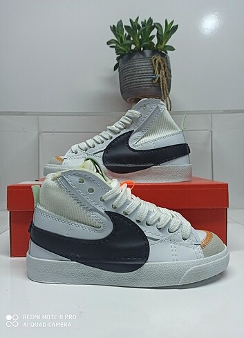 Nike blazer Jumbo boğazlı siyah beyaz ithal kalite unisex 
