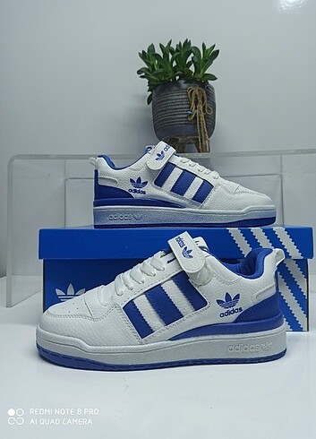 Adidas Forum Low beyaz mavi 