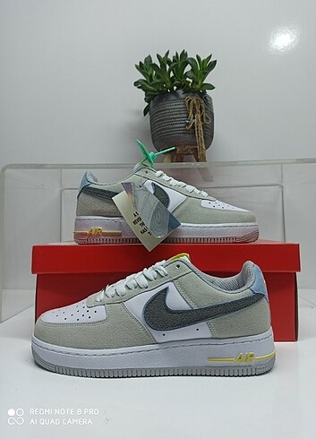 Nike Air Force AF Gri Süet İthal Kalite unisex 