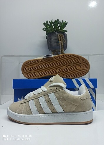 Adidas Adidas Campus Süet Bej İthal Kalite 