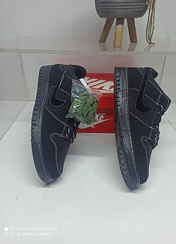 42 Beden siyah Renk Nike Travis Siyah İthal Kalite Unisex