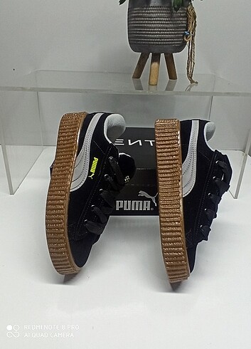 37 Beden siyah Renk Puma Fenty İthal Kalite Unisex 