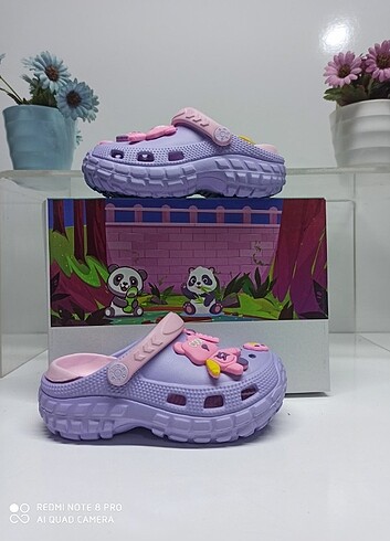Twingo Önü Kapalı Crocs Mor Pembe 32-33