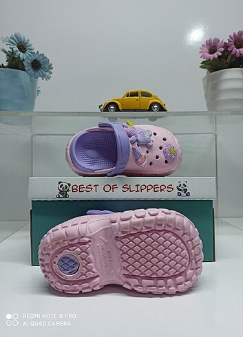 30 Beden pembe Renk Twingo Önü Kapalı Crocs Pembe Mor 30-31