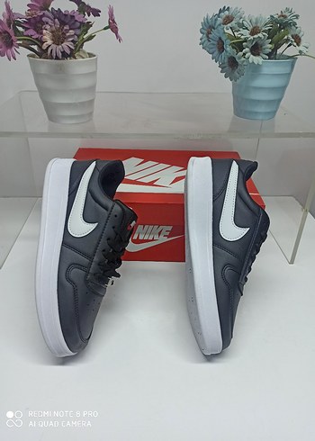 39 Beden gri Renk Nike Court Siyah Beyaz Unisex