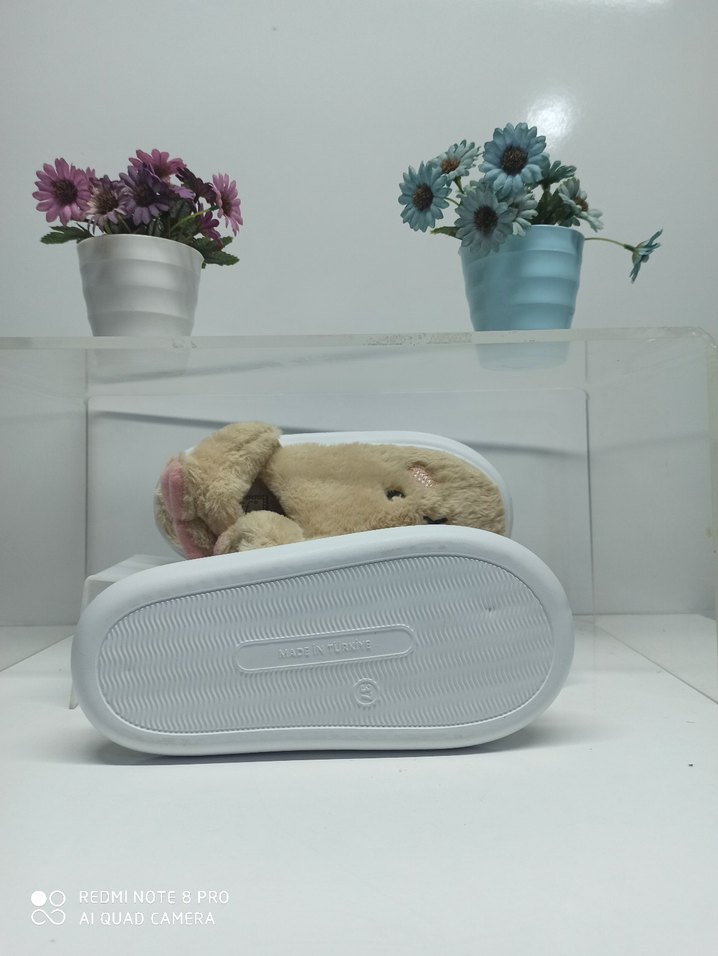 Peluş Ev Terliği Ses Yapamaz Kaymaz - Görsel 4