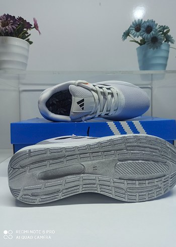 43 Beden gri Renk Adidas Run Falcom Triko Fileli İthal Kalite Unisex