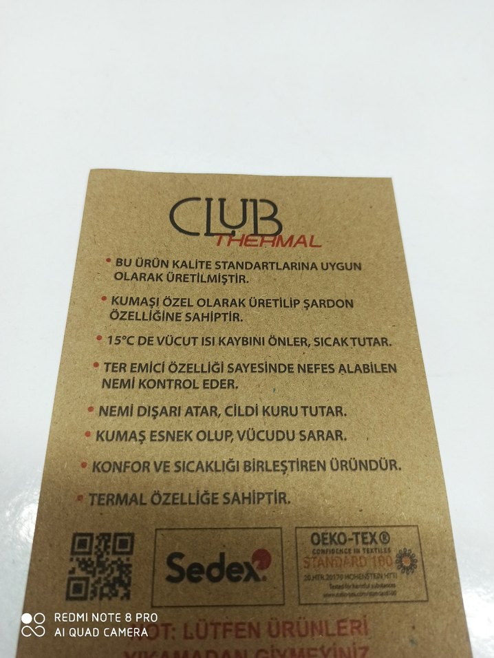Club Thermal Sporcu Termal İçlik - Görsel 5