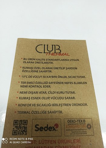 Club Termal Sporcu Tayt - Görsel 5
