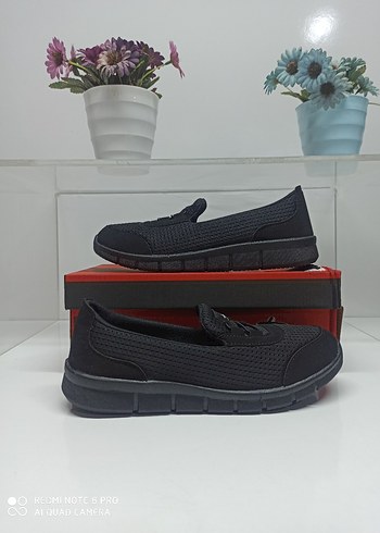 Comford Taban Lastik Bağcıkli Fileli Spor Babet