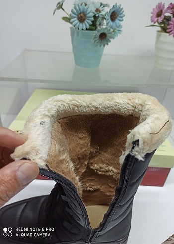 Twingo İçi Tüylü Kar Botu - Görsel 6