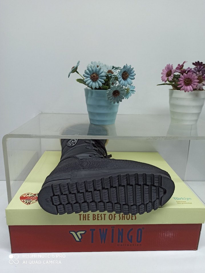 Twingo İçi Tüylü Kar Botu - Görsel 5