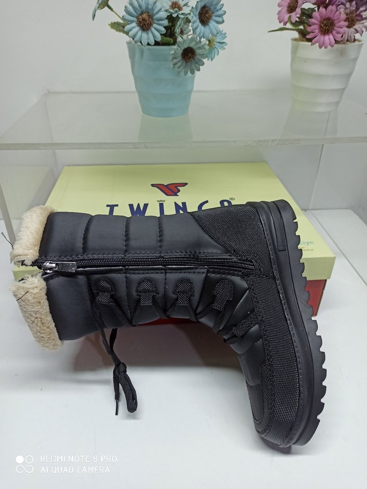 Twingo İçi Tüylü Kar Botu - Görsel 4