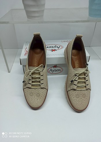 41 Beden Ortopedik Conford Tabanlı Lastik Bağcık Bej