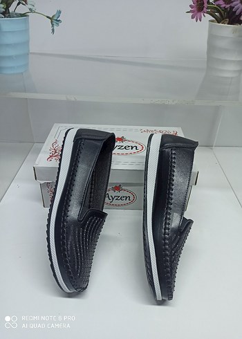 37 Beden siyah Renk Ayzen Conford Taban Ortopedi Pedli Siyah