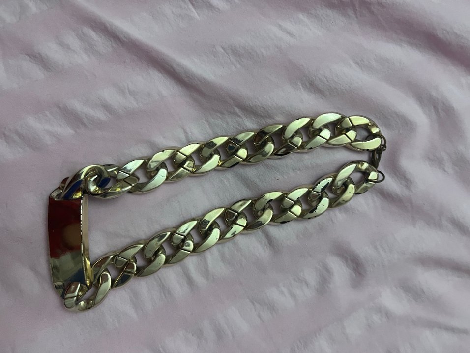 Mavi Zincir Detaylı Kadın El Zinciri - Görsel 2