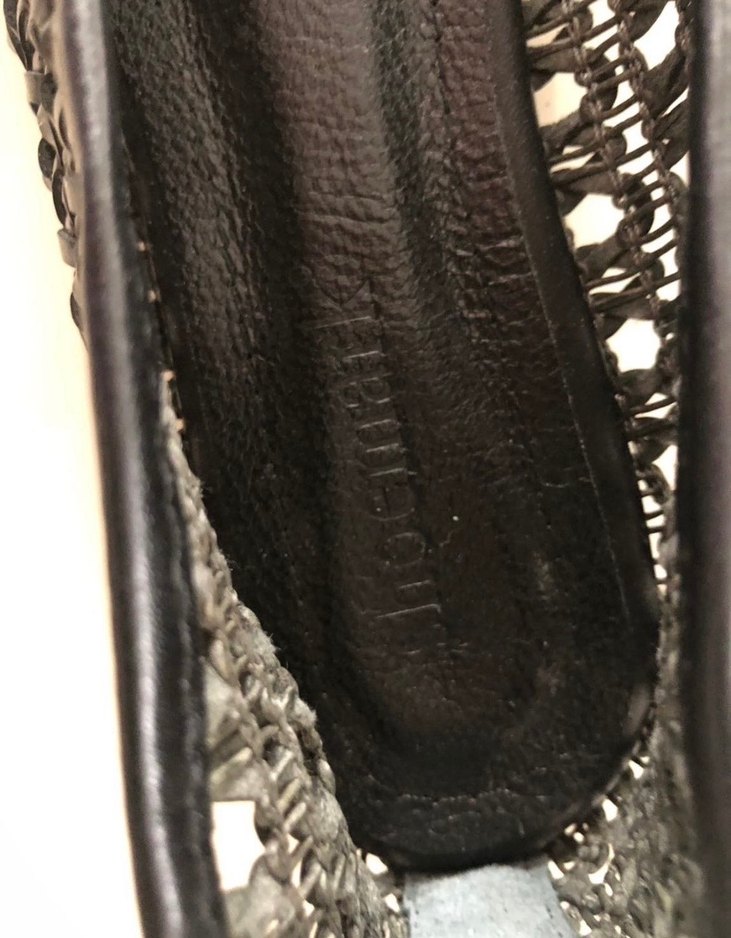 Siyah Deri babet - Görsel 3