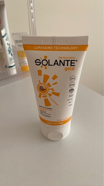 Solante gold 50 ml güneş kremi