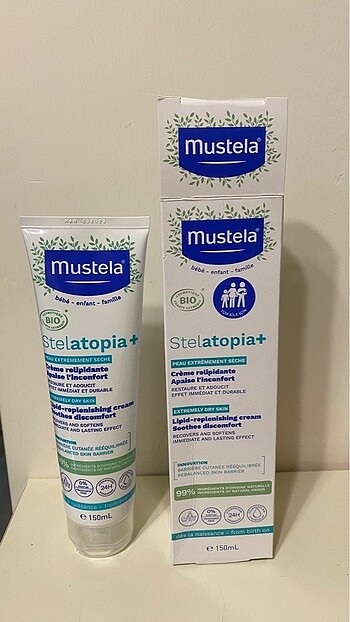 Mustela çocuk kremi stelatopia 150 ml