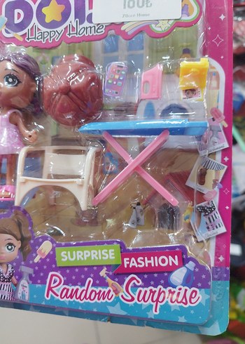 Dolly Baby Pastel Pembe Bebek ve Aksesuar Seti