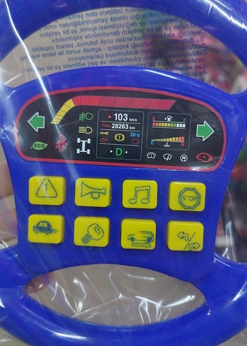 Diğer Mavi Renkli Müzikli Oyuncak Direksiyon