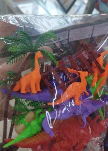 Beden Renk Renkli Dinozor Aksiyon Figürleri Seti