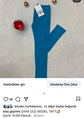 Zara Çocuk tayt