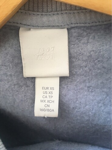 xs Beden mavi Renk H&M Sweatshirt