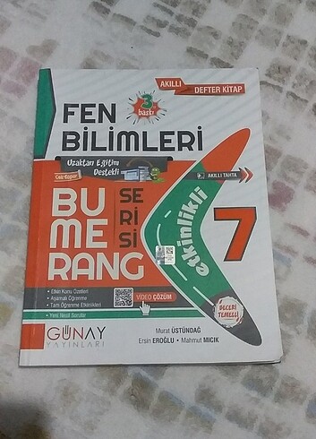 Günay yayınları 7. Sınıf testi