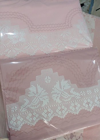 Nakışlı Pembe Nevresim Takımı