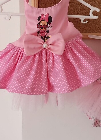 minnie mouse kedi ve köpek elbisesi 