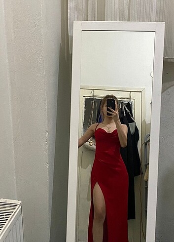 Diğer Kırmızı korse elbise