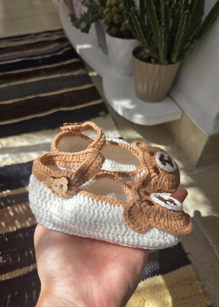 Örgü bebek patigi  - Görsel 2