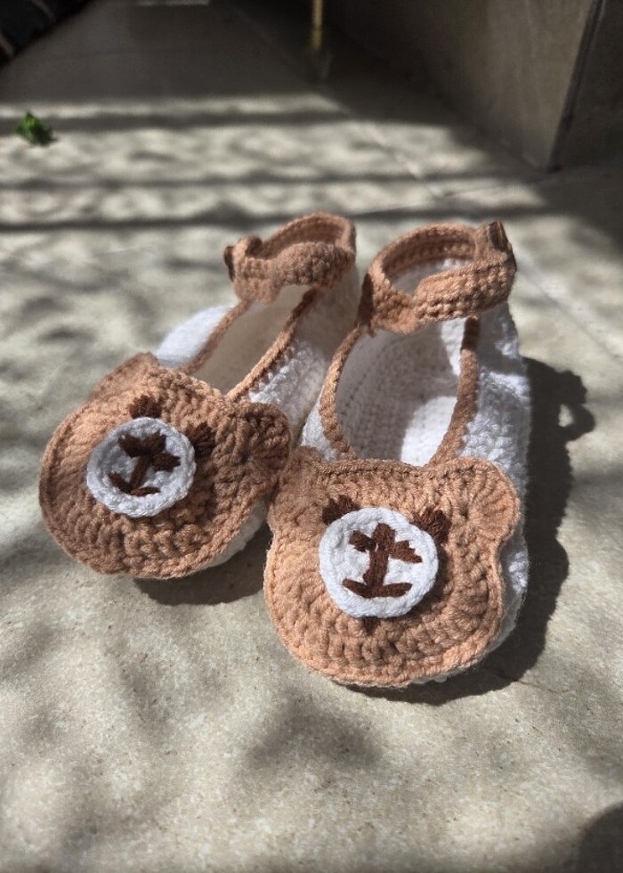 Örgü bebek patigi  - Görsel 3