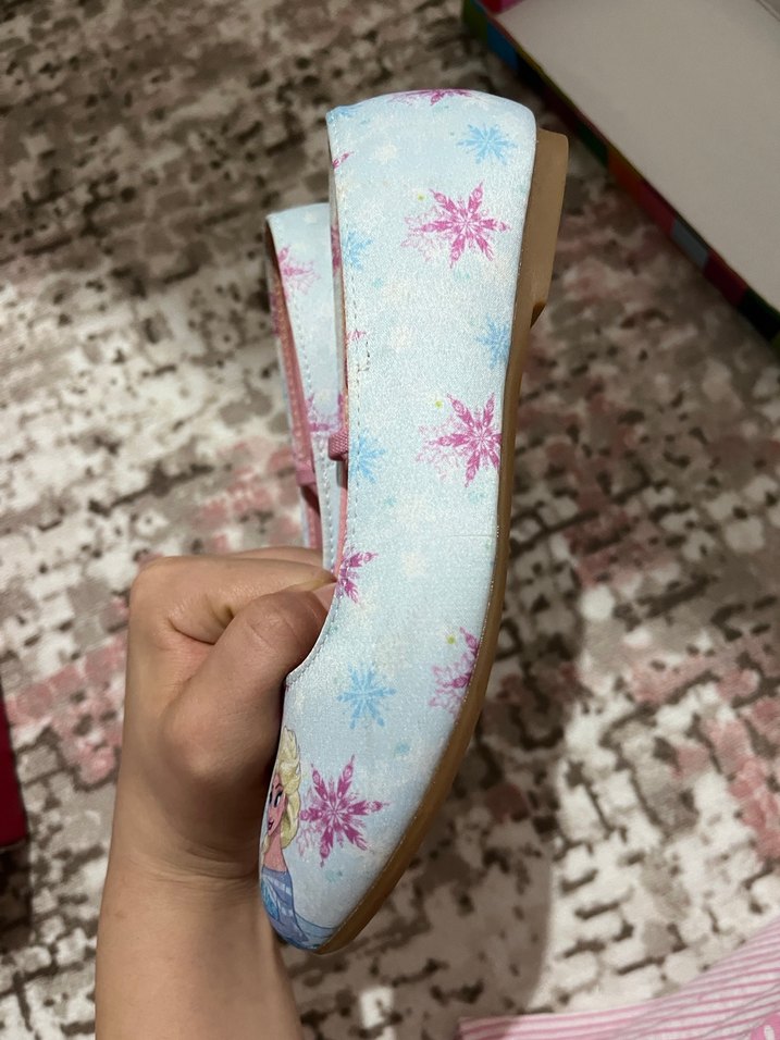 Kız Çocuk Pembe Balerin Ayakkabı - Görsel 3