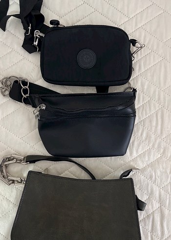 Siyah ve haki Çantalar - Görsel 3