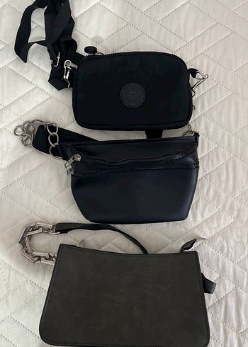 Siyah ve haki Çantalar - Görsel 2