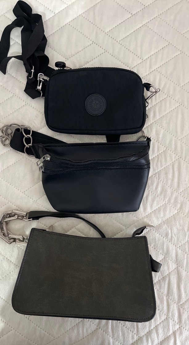 Siyah ve haki Çantalar - Görsel 3