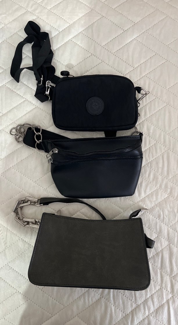 Siyah ve haki Çantalar - Görsel 2