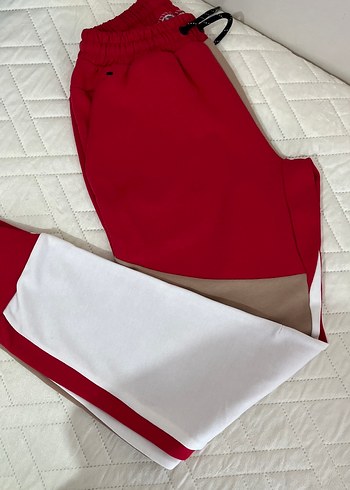 Kırmızı Fermuarlı Nike Erkek Eşofman Altı - Görsel 3