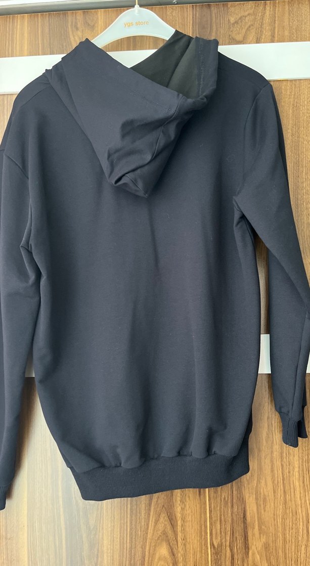 Fermuarlı Kapüşonlu kız çoçuk Sweatshirt - Görsel 3